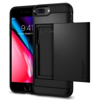 Spigen Slim Armor Cs хибриден кейс с най-висока степен на защита за iPhone 7/8 Plus, Black