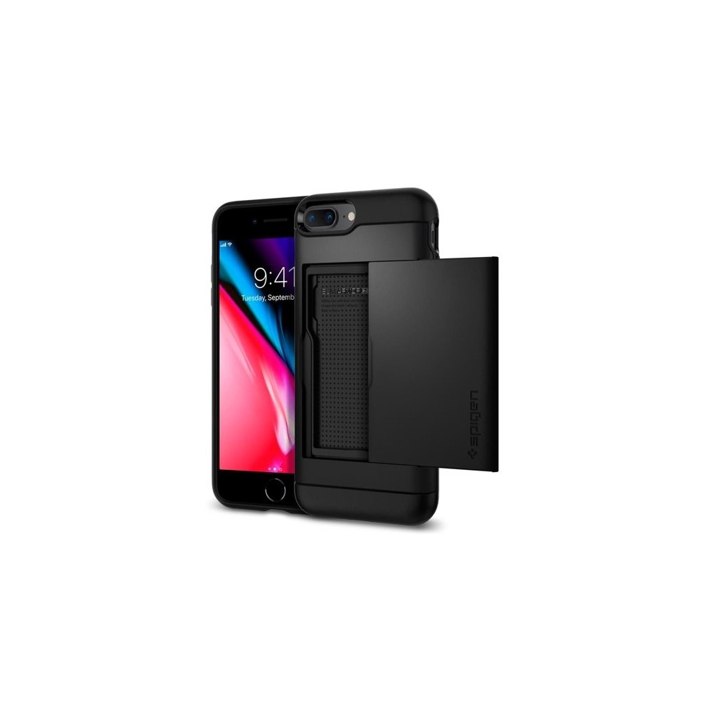 Spigen Slim Armor Cs хибриден кейс с най-висока степен на защита за iPhone 7/8 Plus, Black