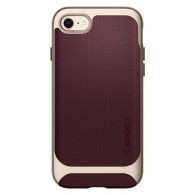 Spigen Neo Hybrid Herringbone хибриден кейс с най-висока степен на защита за iPhone 7/8, Burgundy