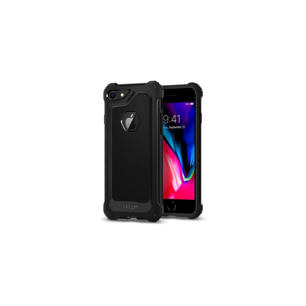 Spigen Rugged Armor Extra удароустойчив силиконов (TPU) калъф за iPhone 7/8, Black