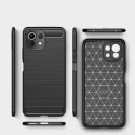 Калъф TECH-PROTECT TPUCARBON за XIAOMI MI 11 LITE /11 LITE NE/5G, Черен