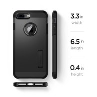 Spigen Tough Armor 2 хибриден кейс с най-висока степен на защита за iPhone 7/8 Plus, Black