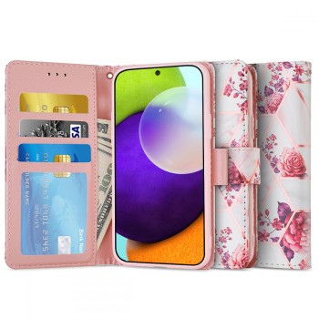 Калъф TECH-PROTECT WALLET за SAMSUNG GALAXY A52 / A52S, Floral rose