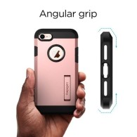 Spigen Tough Armor 2 хибриден кейс с най-висока степен на защита за iPhone 7/8, Rose Gold