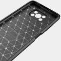 Калъф TECH-PROTECT TPUCARBON за XIAOMI POCO X3 PRO/X3 NFC, Черен