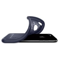 Spigen Rugged Armor удароустойчив силиконов (TPU) калъф за iPhone 7/8, Midnight Blue