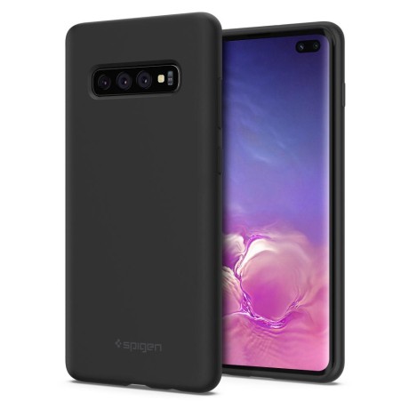 Spigen Silicone Fit Samsung Galaxy S10+ Plus, Black