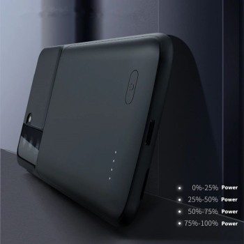 Калъф Tech-Protect Powercase с PowerBank, 6000mAh за Samsung Galaxy S21+ Plus, Black