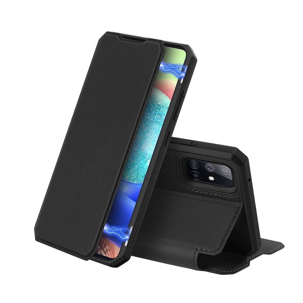 Калъф Dux Ducis Skin X Book Case за Samsung Galaxy A71, Черен