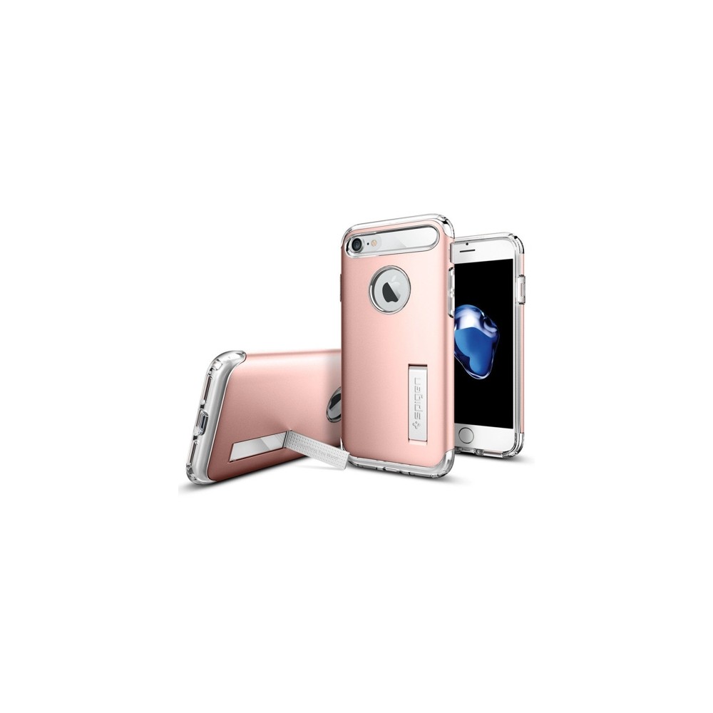 Spigen Slim Armor хибриден кейс с най-висока степен на защита за iPhone 7/8, Rose Gold