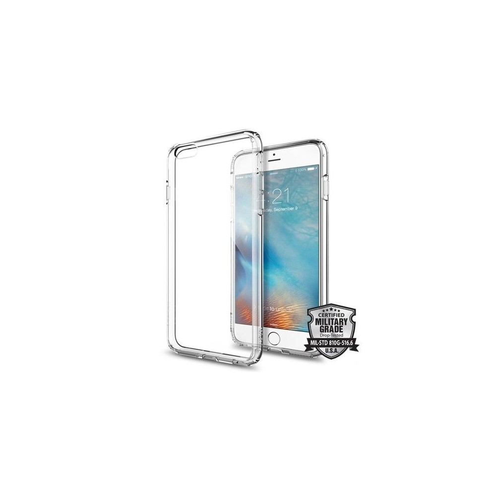Spigen Ultra Hybrid хибриден кейс с най-висока степен на защита за iPhone 6/6s Plus (5.5), Crystal Clear