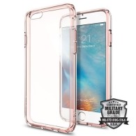 Spigen Ultra Hybrid хибриден кейс с най-висока степен на защита за iPhone 6/6s (4.7), Rose Crystal