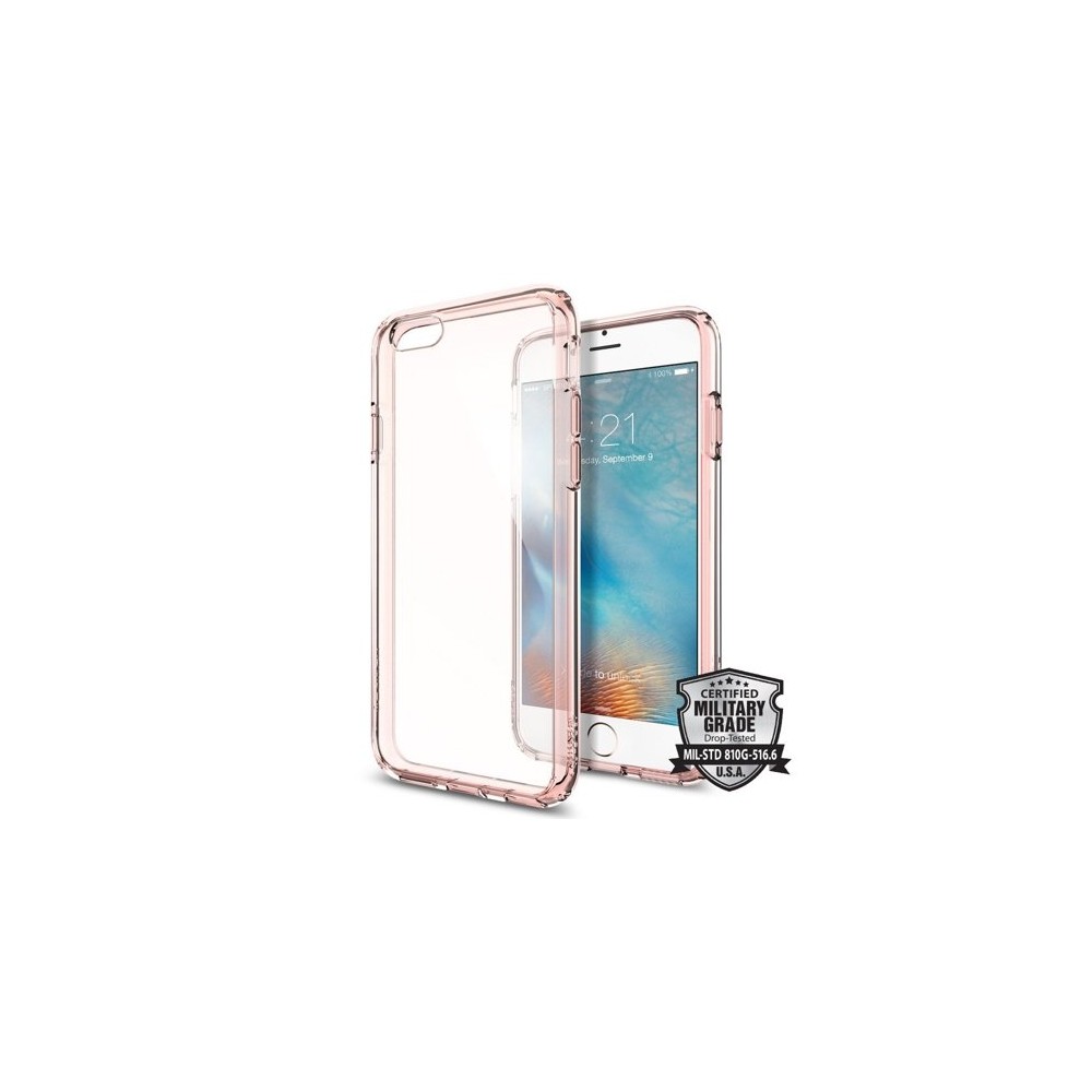 Spigen Ultra Hybrid хибриден кейс с най-висока степен на защита за iPhone 6/6s (4.7), Rose Crystal
