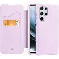 Калъф Dux Ducis Skin X Book Case за Samsung Galaxy S22 Ultra, Pink