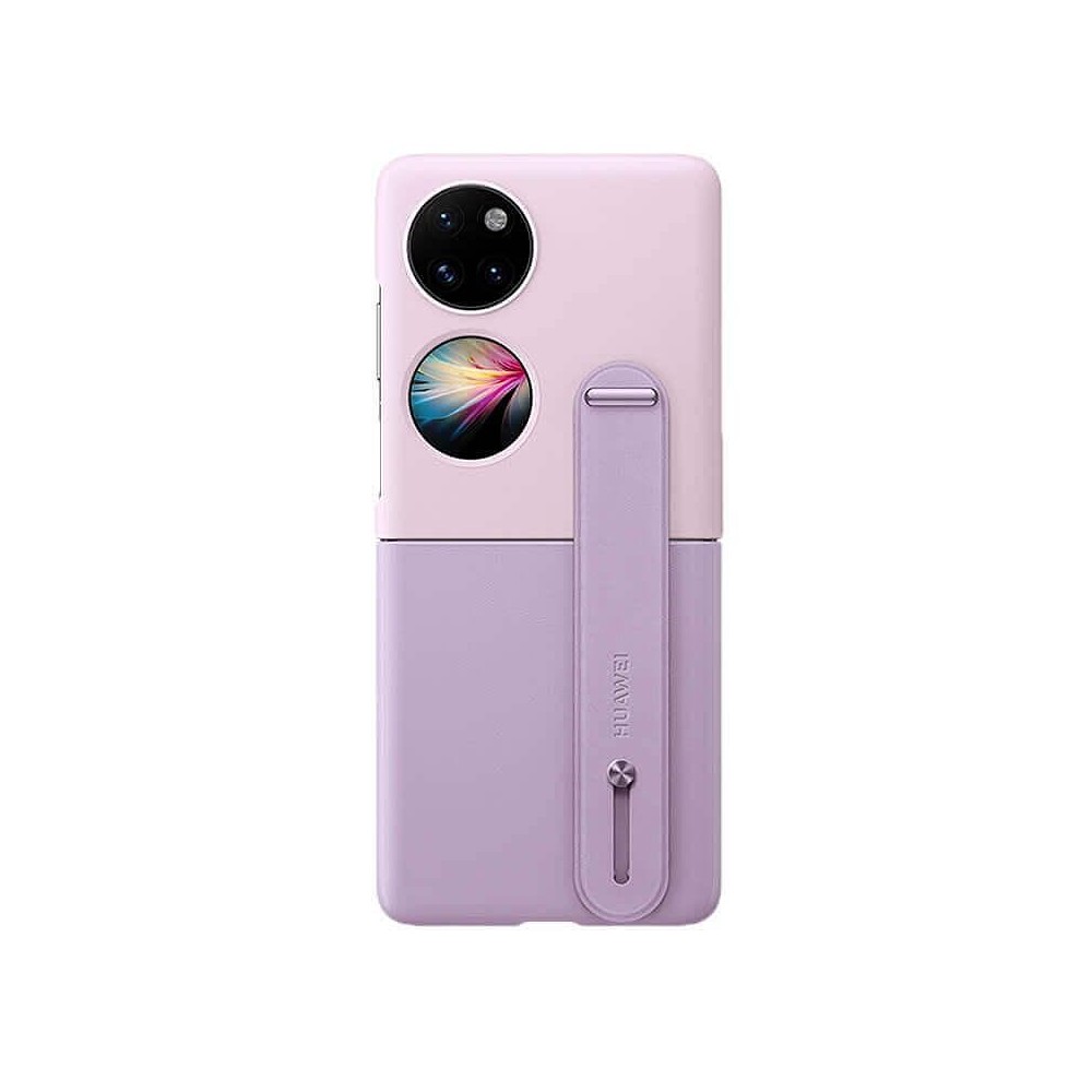 Калъф Huawei Stand PU Case За Huawei P50 Pocket, Purple