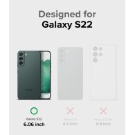 Калъф Ringke Folio Signature Flip Leather За Samsung Galaxy S22, Black