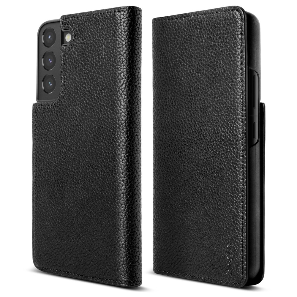 Калъф Ringke Folio Signature Flip Leather За Samsung Galaxy S22, Black