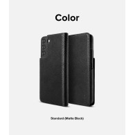 Калъф Ringke Folio Signature Flip Leather За Samsung Galaxy S22+ Plus, Black