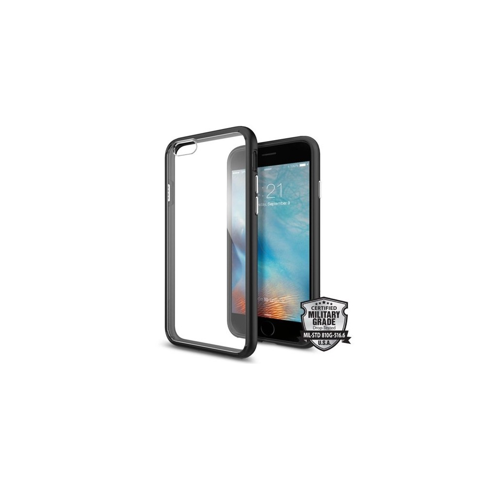 Spigen Ultra Hybrid хибриден кейс с най-висока степен на защита за iPhone 6/6s (4.7), Black