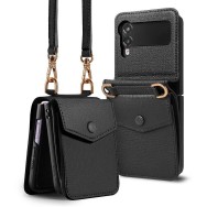 Калъф Ringke Folio Signature Flip Leather За Samsung Galaxy Z Flip 3, Black