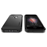 Spigen Tough Armor хибриден кейс с най-висока степен на защита за iPhone 5s/SE Black