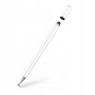 Писалка Tech-Protect Stylus Pen Capacitive Edition, Magnetic за таблет и телефон, White/ Silver