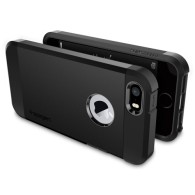 Spigen Tough Armor хибриден кейс с най-висока степен на защита за iPhone 5s/SE Black