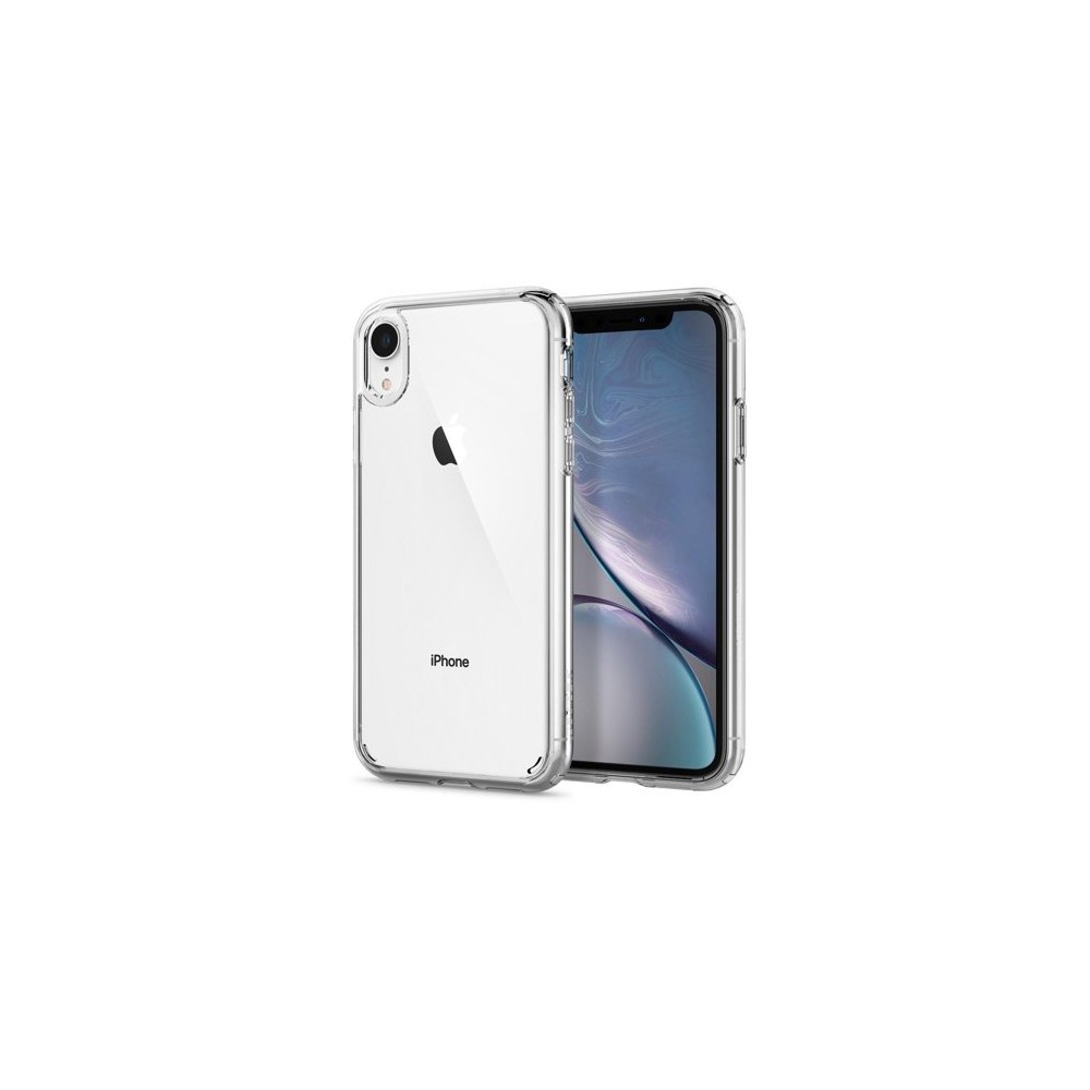 Spigen Ultra Hybrid хибриден кейс с най-висока степен на защита за iPhone XR, Crystal Clear