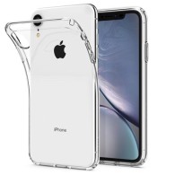 Spigen Liquid Crystal тънък силиконов (TPU) калъф за iPhone XR, Crystal Clear