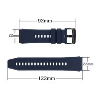 Каишка fixGuard Silicone strap за Huawei Watch GT / GT2 / GT2 Pro, Blue