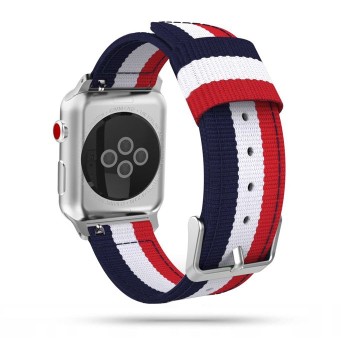 Каишка TECH-PROTECT WELLING за SAMSUNG GALAXY WATCH 3 45MM, Navy/Red