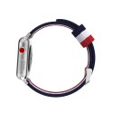 Каишка TECH-PROTECT WELLING за SAMSUNG GALAXY WATCH 3 45MM, Navy/Red