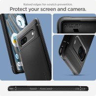 Калъф Spigen Rugged Armor За Google Pixel 7A, Matte Black