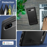 Калъф Spigen Tough Armor за Google Pixel 7A, Black