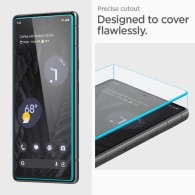 Стъклен протектор Spigen Alm Glas.TR, 2-Pack за Google Pixel 7A, Clear