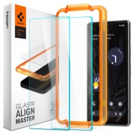 Стъклен протектор Spigen Alm Glas.TR, 2-Pack за Google Pixel 7A, Clear