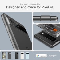 Стъклен Протектор за камера Spigen Optik.TR ”Ez Fit” 2-Pack за Google Pixel 7A, Black
