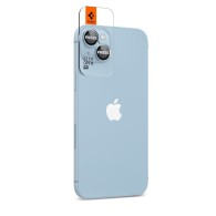 Стъклен Протектор за камера Spigen Optik.TR ”Ez Fit” 2-Pack за iPhone 14 / 14 Plus, Blue