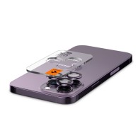 Стъклен Протектор за камера Spigen Optik.TR ”Ez Fit” 2-Pack за iPhone 14 Pro / 14 Pro Max, Deep Purple