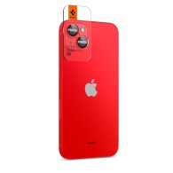 Стъклен Протектор за камера Spigen Optik.TR ”Ez Fit” 2-Pack за iPhone 14 / 14 Plus, Red