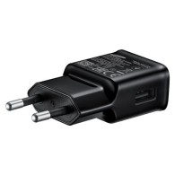 Зарядно Samsung EP-TA20E Fast Charge + USB Type-C, Черен