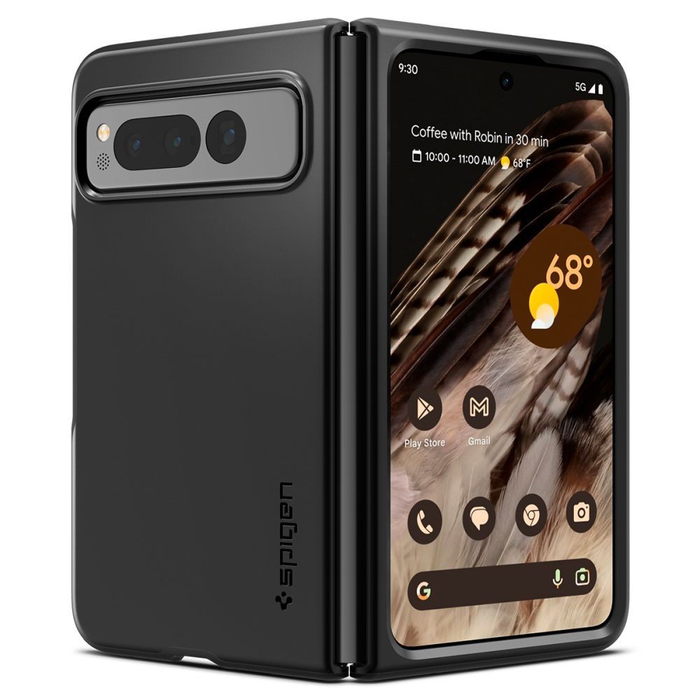 Калъф Spigen Thin Fit За Google Pixel Fold, Black