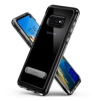 Spigen Ultra Hybrid хибриден кейс с най-висока степен на защита за Samsung Galaxy S10e, Crystal Clear