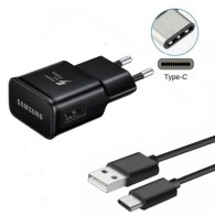 Зарядно устройство за Samsung Galaxy S8/S8+/S9/S9+/Note 8/Note 9,(TA20EBE) Fast Charger, 2.1A, Bulk, Черен