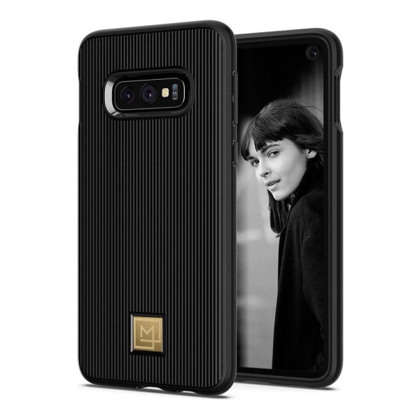 Spigen La Manon Classy дизайнерски удароустойчив кейс за Samsung Galaxy S10e, Black