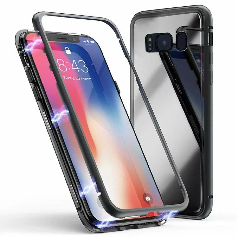 Калъф fixGuard Magnetic Case за Samsung Galaxy A40, Черен