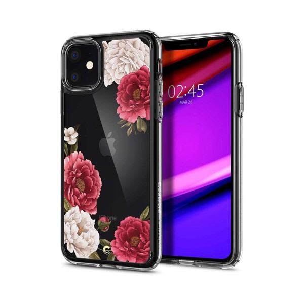 Spigen Ciel дизайнерски удароустойчив кейс за iPhone 11, Red Floral