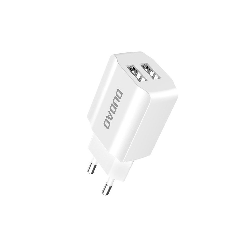 Адаптер Dudao Premium A2EU 2x USB /  5V/ 2.4A, Бял