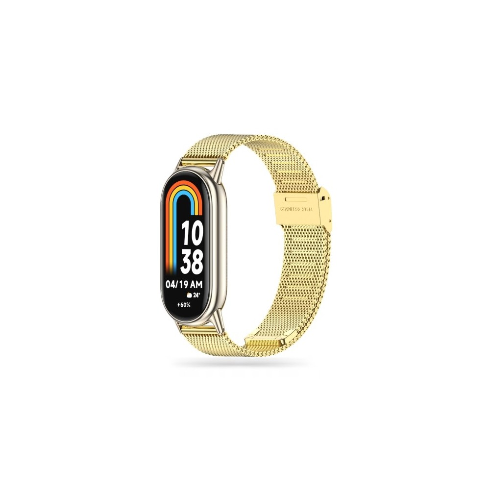 Каишка Tech-Protect Milaneseband за Xiaomi Smart Band 8 / 8 NFC, Gold