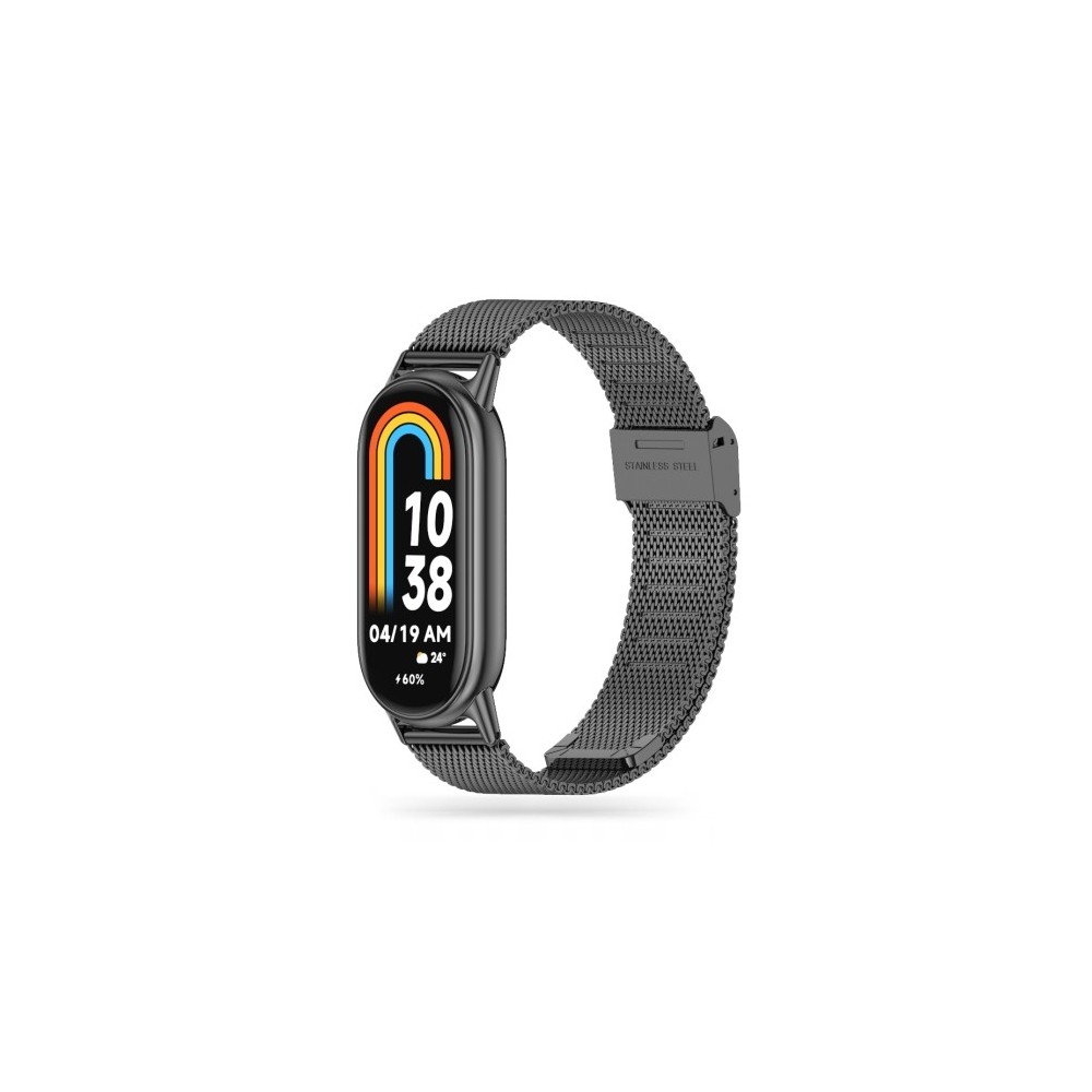 Каишка Tech-Protect Milaneseband за Xiaomi Smart Band 8 / 8 NFC, Black